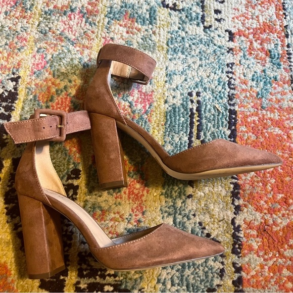 Call it spring womens vegan suede strappy heels - Picture 3 of 6